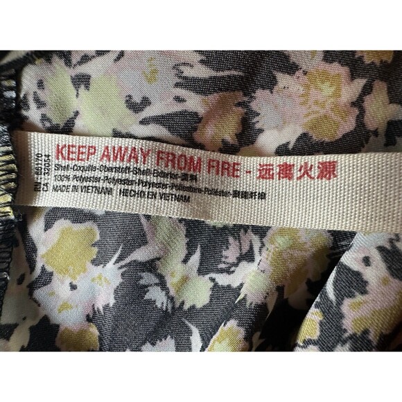 FREE PEOPLE Gardenia Printed Lightweight Cami Floral Top SIZE LARGE NWT - Picture 9 of 11